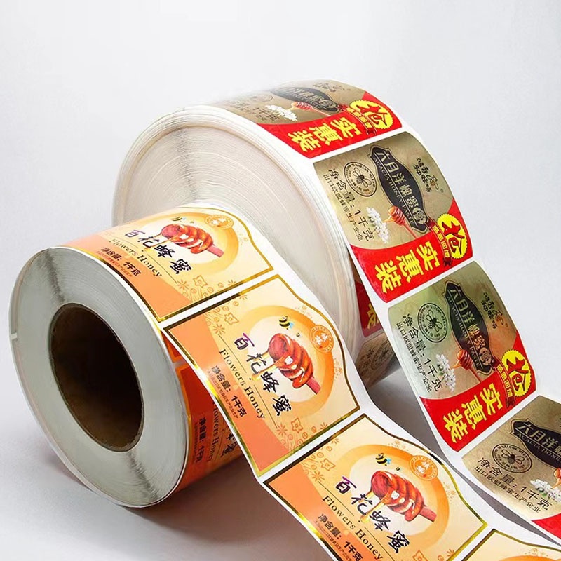 China Factory Printing Food Jar Package Label