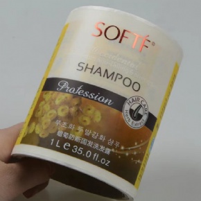 Personalized Logo Design Shampoo Bottle Labels Printing