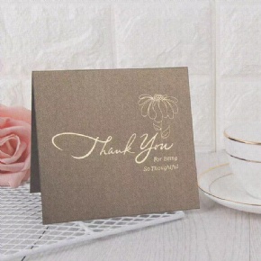 Wholesale Foil Stamping Thank You Cards