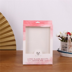 Customized Color Printing Cardboard Paper Boxes With Transparent Window
