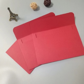 Manufacturer Wholesale Customize Red Paper Card Envelopes