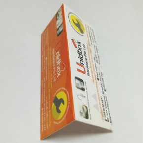 Factory Custom Printing Folded Paper Cards For Packaging