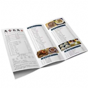 Custom Design Restaurant Food Card Menu Printing